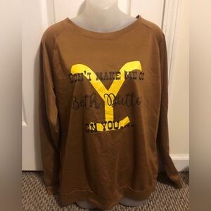 Yellowstone “don’t make me go Beth Dutton on you” shirt. 2X. NWOT